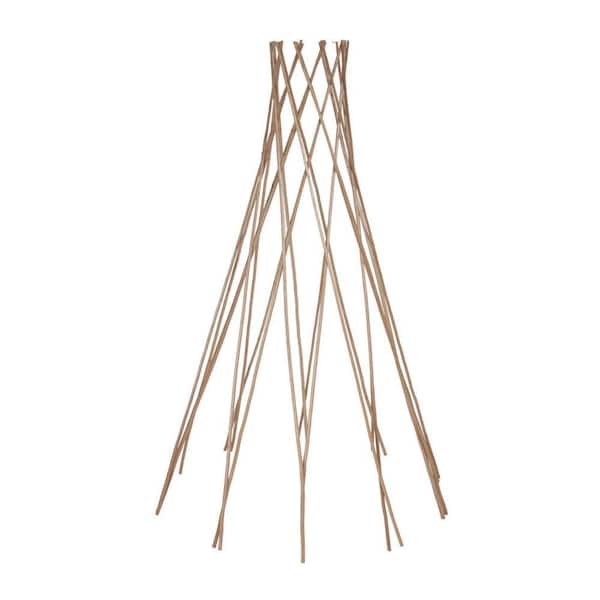 48 in. H Classic Willow Round Tepee Trellis
