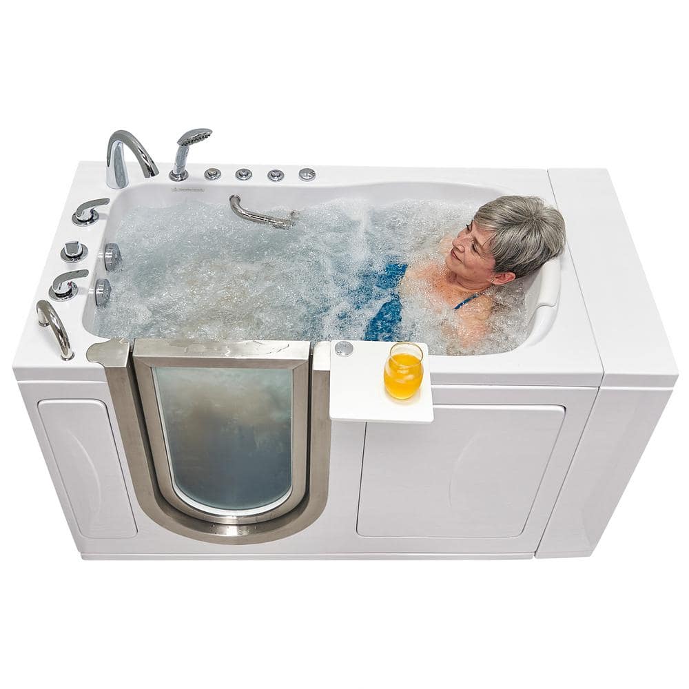Royal 52" White Acrylic Hydro Massage Walk-In Bathtub