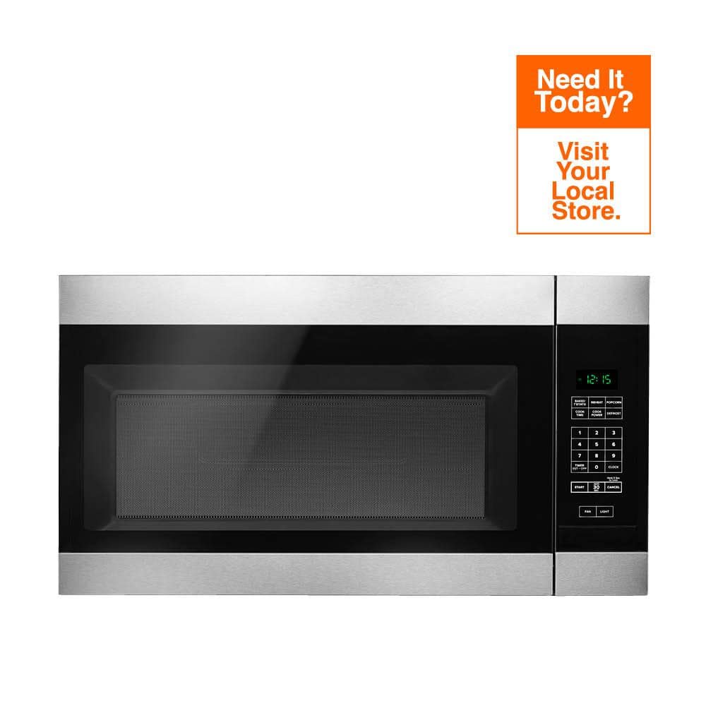 Amana 1.6 cu. ft. Over the Range Microwave in Stainless Steel, Silver