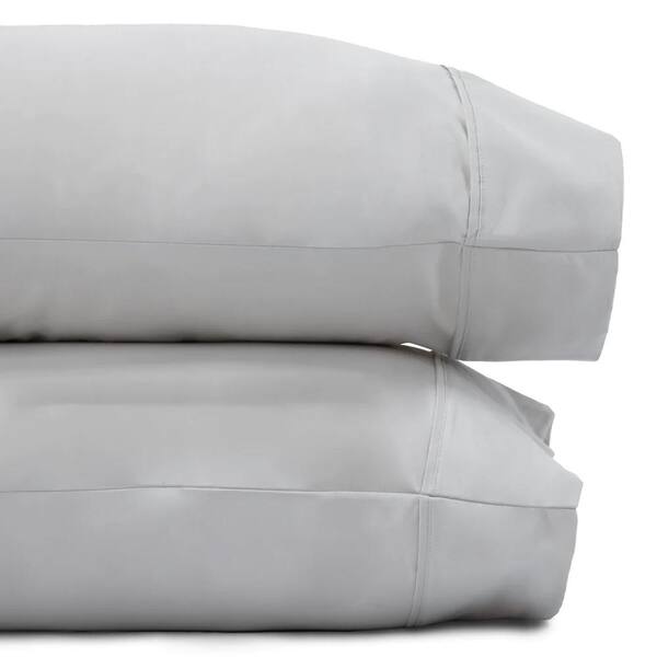 Jennifer Adams Mushroom Gray Egyptian Cotton King Pillowcases (Set of 2