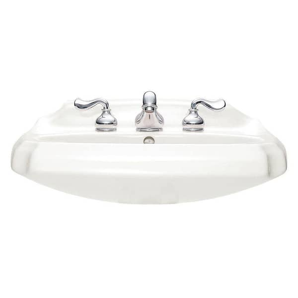 American Standard Antiquity Pedestal Sink Basin in White