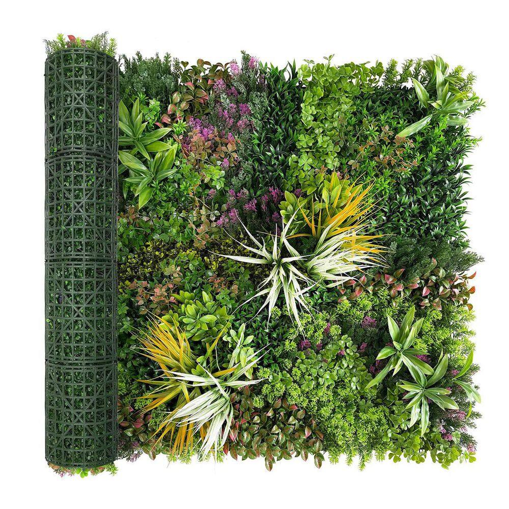 40 in. x 120 in. Boxwood Green Artificial Grass Wall Roll Panels UV Protected Privacy Fence Screen 1 Roll price history on PriceWatchPro