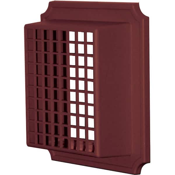Builders Edge Small Animal Guard Exhaust Vent in Wineberry