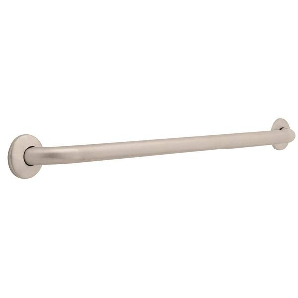 Franklin Brass 32 in. x 1-1/4 in. Concealed Screw ADA-Compliant Grab Bar in Peened Stainless