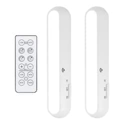 Energizer Battery Operated Mini LED Under Cabinet Lights with Remote (2-Pack)