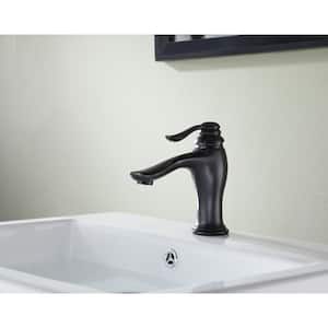 Anfore Single Hole Single-Handle Bathroom Faucet in Oil Rubbed Bronze