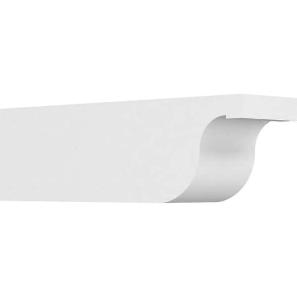 Ekena Millwork 5 in. x 6 in. x 20 in. Standard Del Monte Architectural Grade PVC Rafter Tail Brace