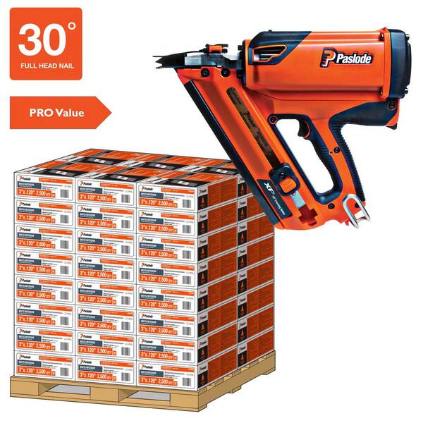 Paslode 2 in. x 0.113Gauge 30Degree Galvanized Ring Shank PaperTaped HeavyDuty Framing Nails
