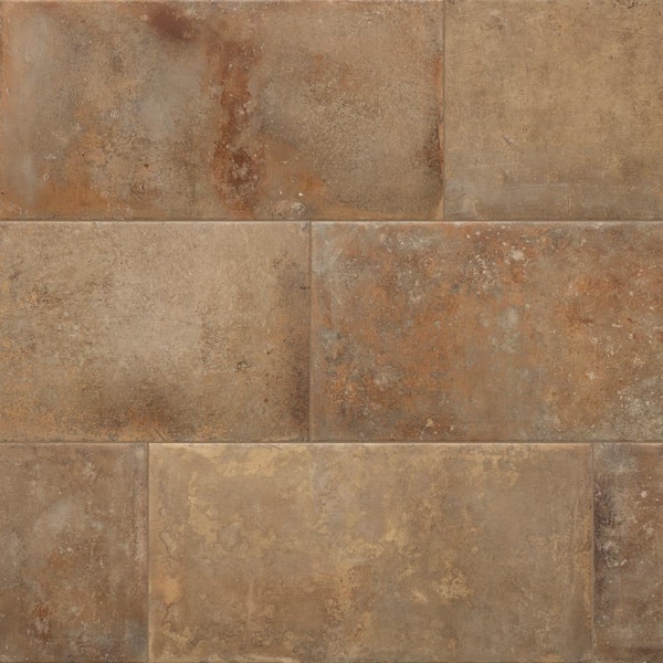 Mesa Sand Brown 12 in. x 24 in. Matte Porcelain Floor and Wall Tile Sample (1.94 sq. ft./Piece)