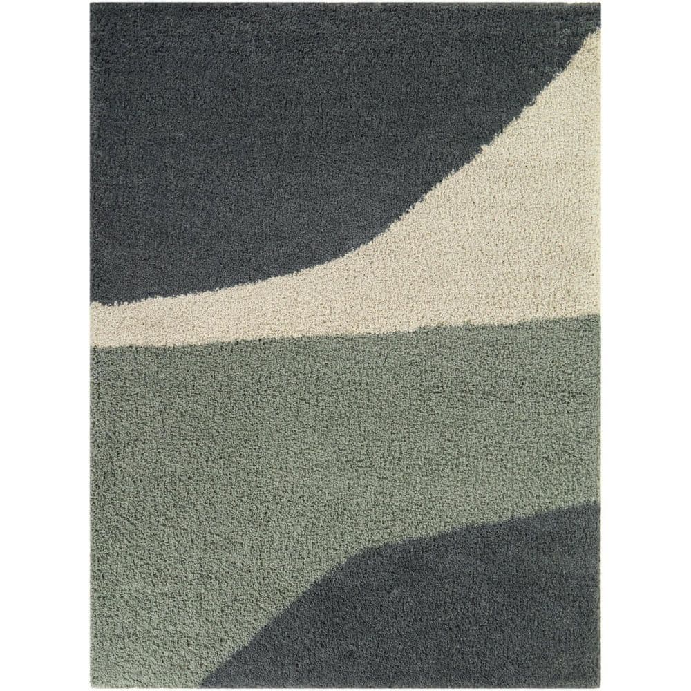 Engle Charcoal 7 ft. 10 in. x 10 ft. Abstract Area Rug price history on PriceWatchPro