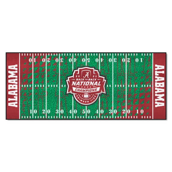 FANMATS University of Alabama 2021-22 National Champions Field Runner Mat - 30in. x 72in.
