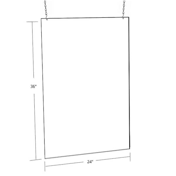 Azar Displays 24 in. x 36 in. Hanging Poster Frame 172736 - The