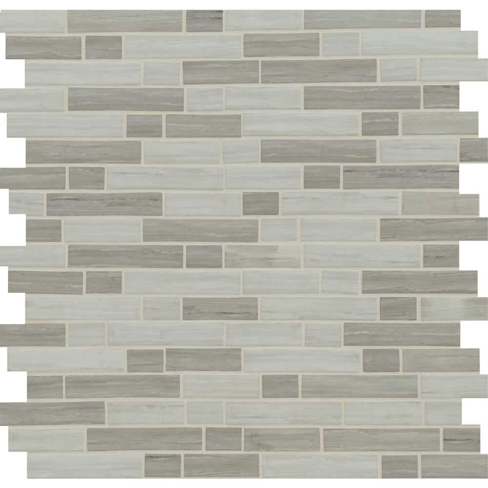 Silva Oak Interlocking 11.81 in. x 11.81 in. Glossy Glass Patterned Look Floor and Wall Tile (14.55 sq. ft./Case) price history on PriceWatchPro