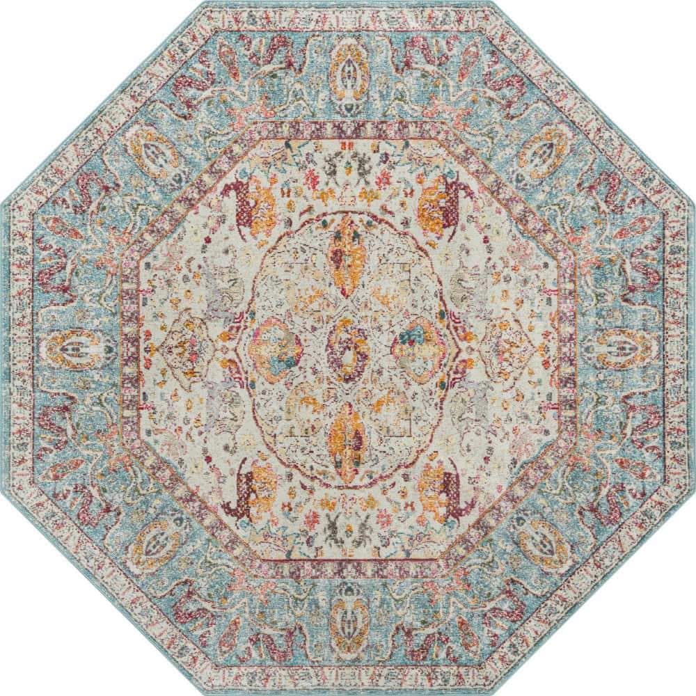 Baracoa Rumba Light Blue 8' 2 x 8' 2 Area Rug price history on PriceWatchPro