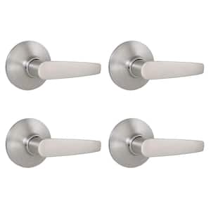Olympic Stainless Steel Hall/Closet Door Lever (4-Pack)