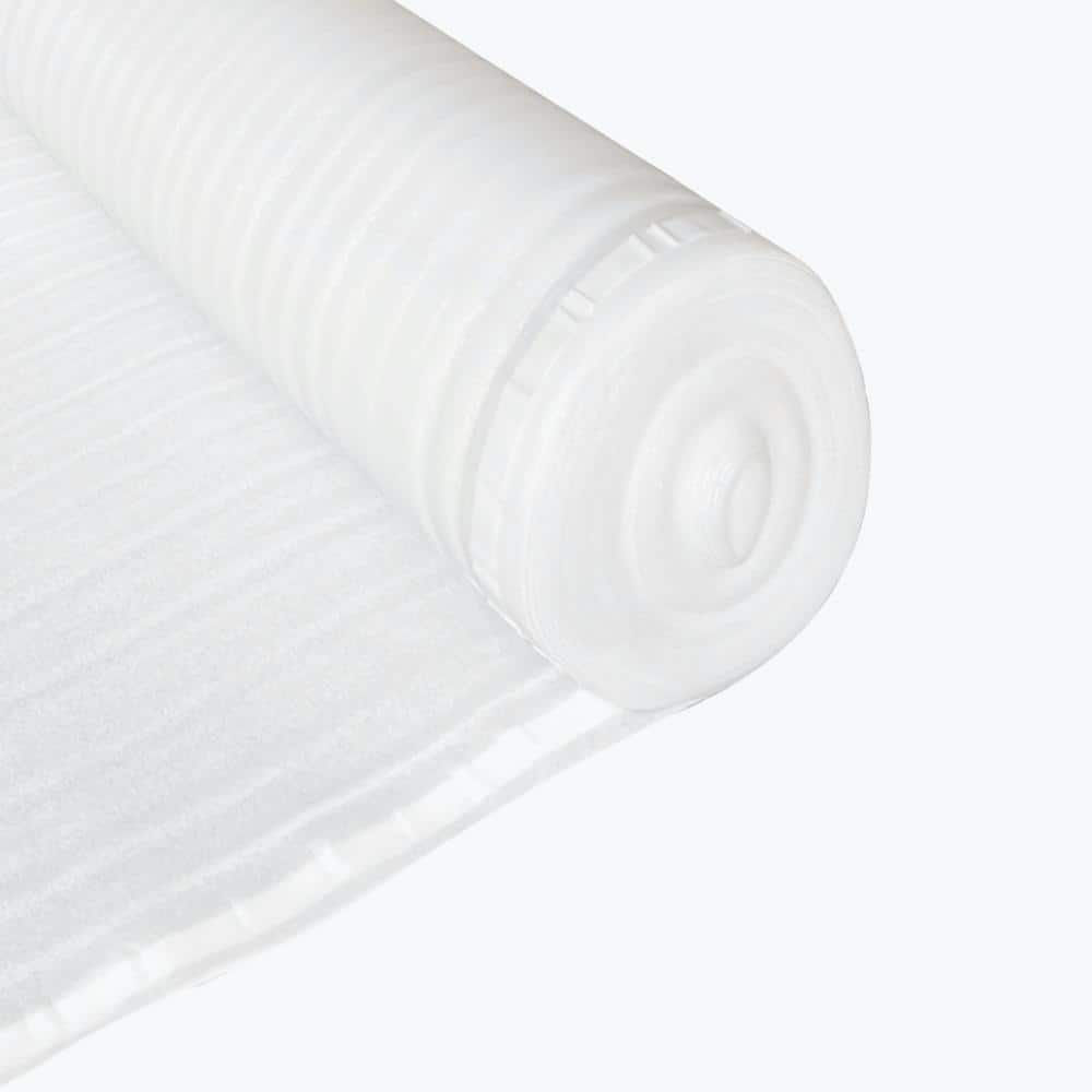 Laminate Flooring White Foam Underlayment 2 mm Thick x 3.3 ft. W x 91.44 ft