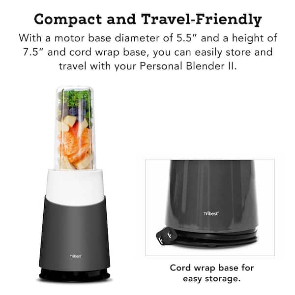 Tribest Compact Single-Serve Personal Blender