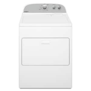 7.0 cu. ft. vented Front Load Electric Dryer in White with AutoDry Drying System