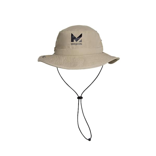 Mission Hydro Active 1-Size Unisex Khaki Polyester Cooling Bucket Hat