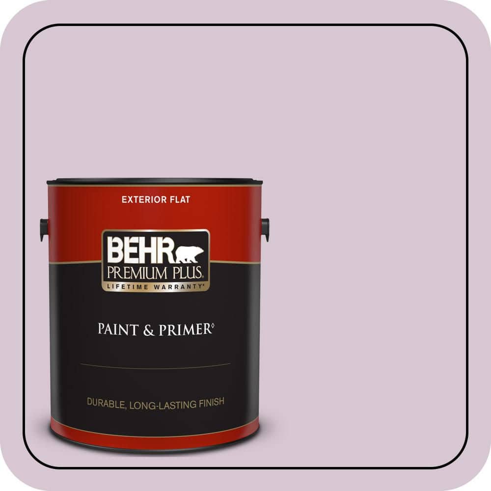 1 gal. #680E-3 Rosy Lavender Flat Exterior Paint & Primer price history on PriceWatchPro