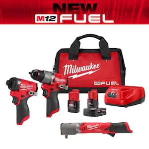 Milwaukee M12 12-Volt FUEL Cordless Brushless Hammer Drill