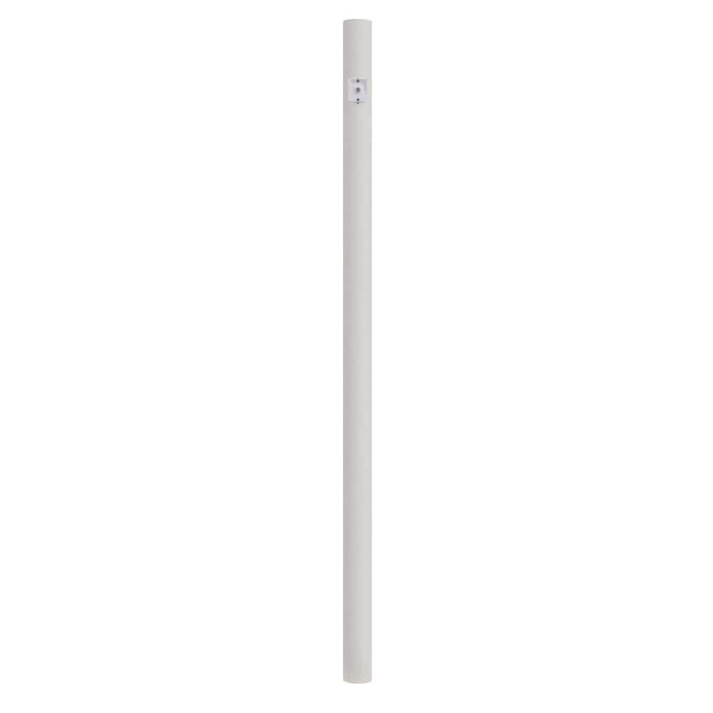8 ft. White Outdoor Direct Burial Lamp Post with Dusk to Dawn Photo Sensor fits 3 in. Post Top Fixtures price history on PriceWatchPro