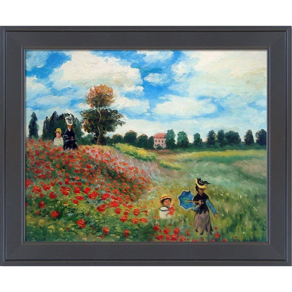 poppy flower painting monet