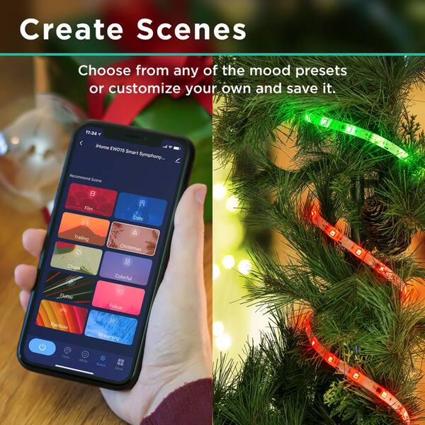 LED Strip Light Lamp Xmas Party Room Club Indoor/Outdoor Salt Water Powered O0N2 