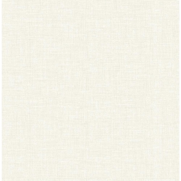 Advantage Wallis Off-White Faux Linen Wallpaper Sample