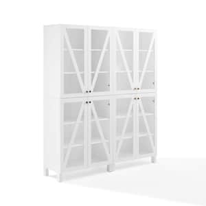 Cassai White 2-Piece Storage Pantry Set