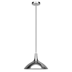 Barton 1-Light Polished Nickel Pendant