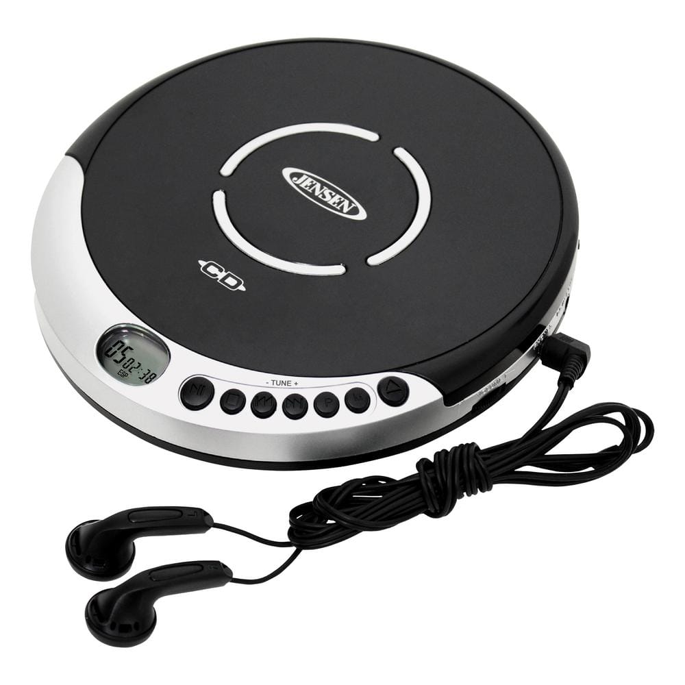 JENSEN Portable CD Player with Bass Boost and FM Radio CD-60 - The