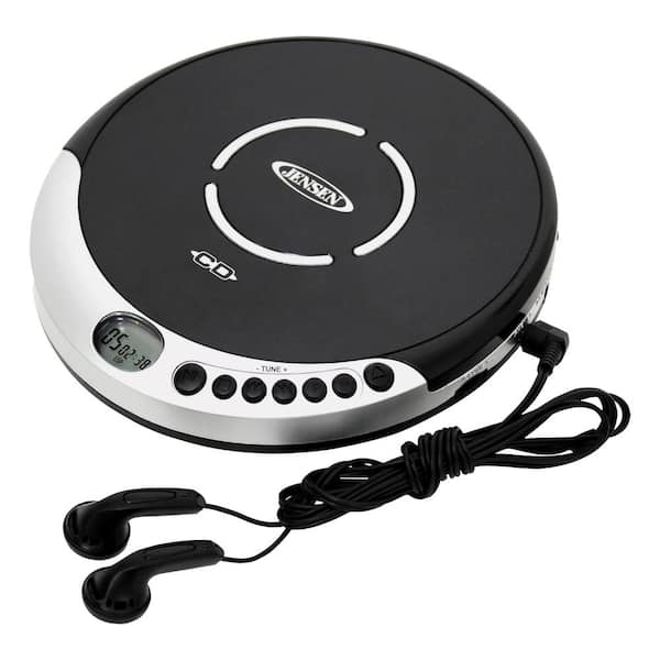 JENSEN Portable CD Player with Bass Boost and FM Radio