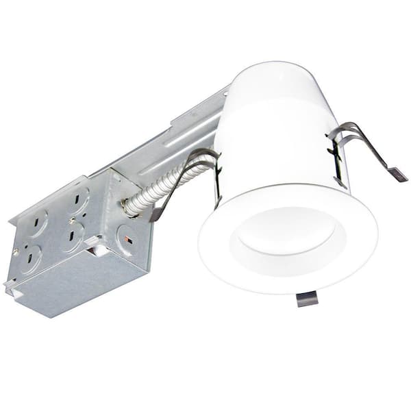 Irradiant 3 in. White Dimmable LED Recessed Downlight Kit