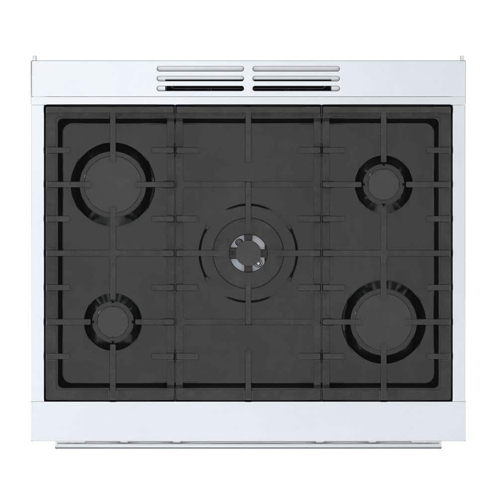 30" Stainless Steel Free-Standing Convection Gas Range