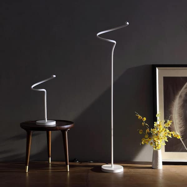 Curvilinear floor deals lamp