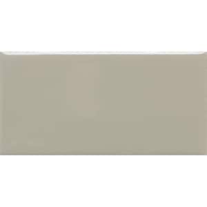 Modern Dimensions Matte Architectural Gray 4-1/4 in. x 8-1/2 in. Ceramic Subway Wall Tile (10.63 sq. ft. / case)