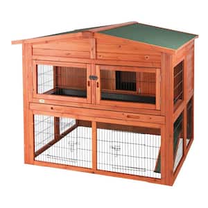 4.4 ft. x 3.7 ft. x 3.8 ft. Extra-Large Rabbit Hutch