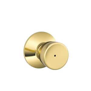 Bell Bright Brass Privacy Bed/Bath Door Knob