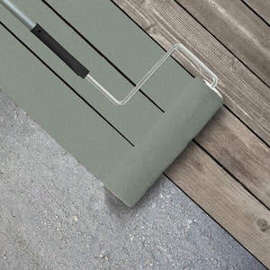 1 gal. #PPU11-15 Green Balsam Textured Low-Lustre Enamel Interior/Exterior Porch and Patio Anti-Slip Floor Paint