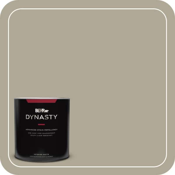 BEHR DYNASTY 1 qt. #780D-5 Spartan Stone Matte Interior Stain-Blocking Paint and Primer