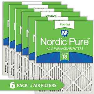 $10.65 each 6 Pack 16x30x1 Merv 13 Pleated AC Furnace Air Filters 