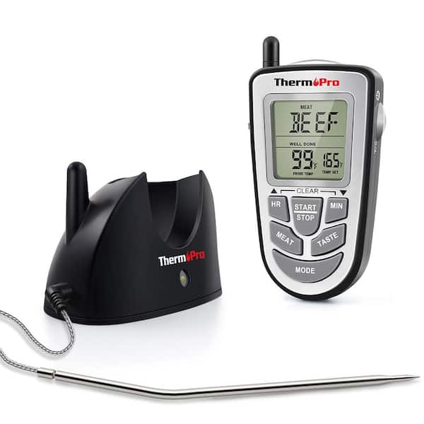 ThermoPro Digital Wireless Cooking Meat Thermometer For BBQ Oven Grill Smoker 