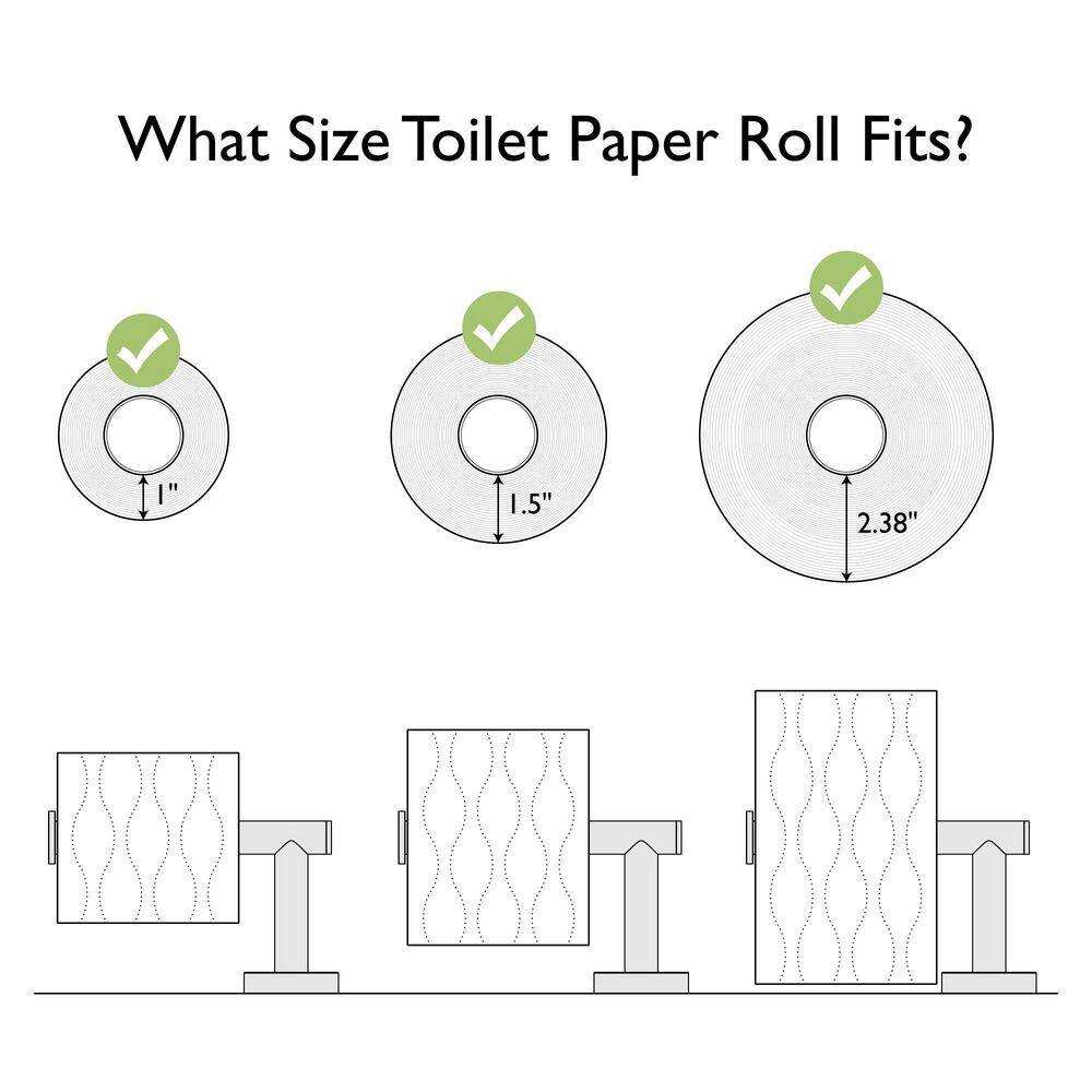 Honey Oak Wall-Mounted Toilet Paper Holder