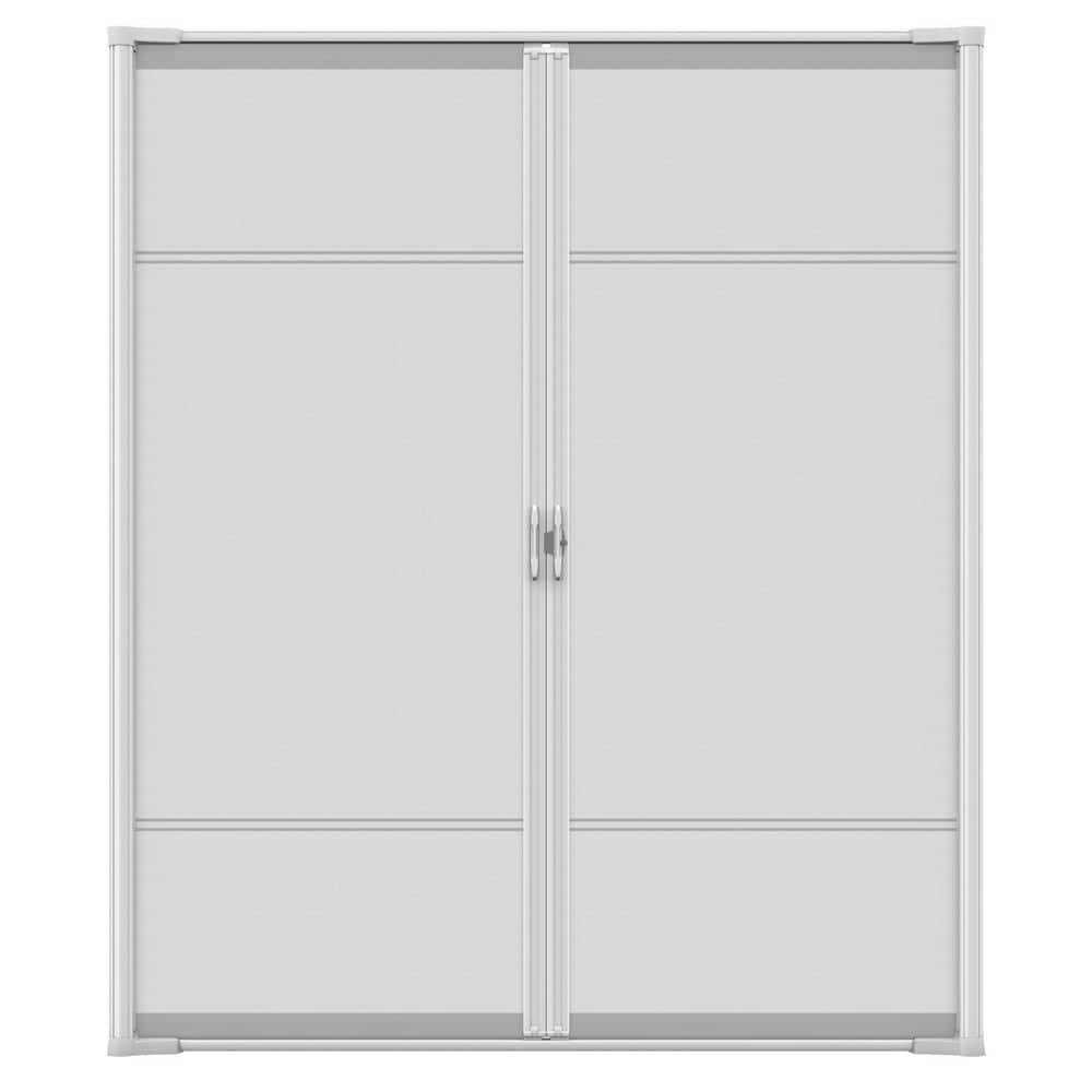 Magnetic Screen Door for 72 x 80 Inch French Door, Screen Itself Size: 74  x 81, Glass Sliding Door Heavy Duty Screen Door Mesh Curtain Keeps Bugs  Out for Patio, Sliding Or