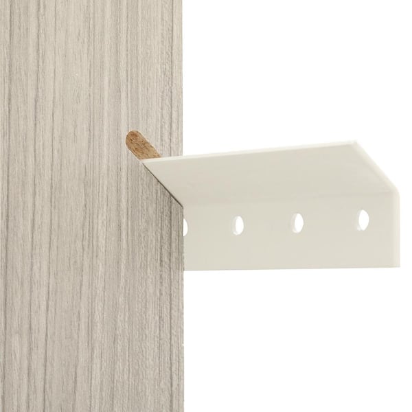 Closet Evolution GR28 Essential Shoe 25 in. W Rustic Grey Wood Closet Tower - 3
