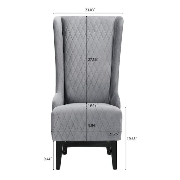 Wing best sale chair size