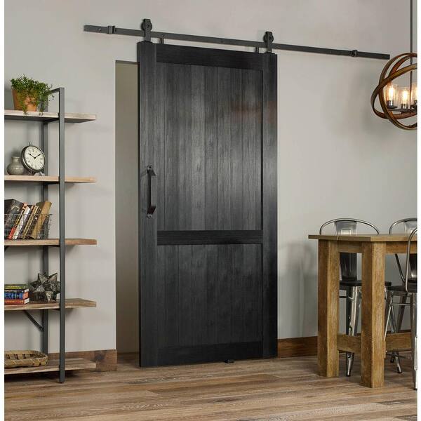 Pinecroft 42 in. x 84 in. Millbrooke Black H Style PVC Vinyl