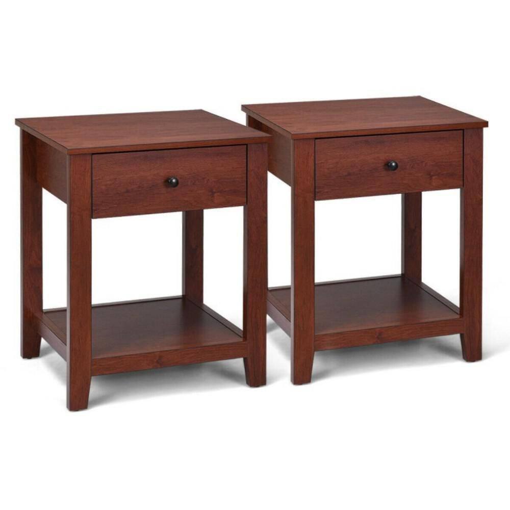 White 2 Drawer 18 in. W Nightstand price history on PriceWatchPro