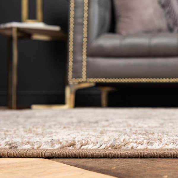 Unique Loom Penrose Krystle Beige Brown 8 ft. x 10 ft. Area Rug